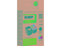 KMP Inkt combipack vervangt HP 303XL Compatibel Zwart, Cyaan, Magenta, Geel H178V 1763,4005