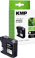 KMP Inktcartridge vervangt Brother LC 22UBK Compatibel Zwart B73B 1535,4001