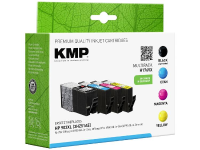 KMP Inkt vervangt HP 903XL Compatibel Combipack Zwart, Cyaan, Magenta, Geel H176VX 1756,0005
