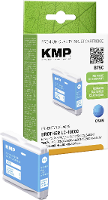KMP Inktcartridge vervangt Brother LC 1000C Compatibel Cyaan B75C 1035,4003