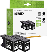 KMP Inktcartridge vervangt Brother LC 1280XLBK Compatibel 2 pack Zwart B59DX 1524,4021