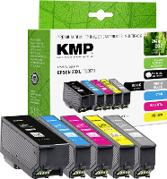KMP Inktcartridge vervangt Epson 33XL, T3357, T3351, T3361, T3362, T3363, T3364 Compatibel Combipack Zwart, Cyaan, Magenta, Geel E216VX 1633,4055