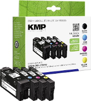 KMP Inktcartridge vervangt Epson 35XL, T3596, T3591, T3592, T3593, T3594 Compatibel Combipack Zwart, cyaan, magenta, geel E226XV 1638,4005