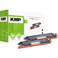 KMP Toner vervangt HP 126A, CE310A Compatibel 2 pack Zwart 2400 bladzijden H T148D 1226,0021