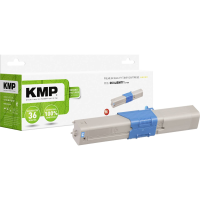 KMP Toner vervangt OKI 46508711 Compatibel Cyaan 3000 bladzijden O T57X 3360,3003