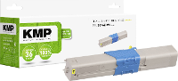 KMP Tonercassette vervangt OKI 46508713 Compatibel Geel 1500 bladzijden O T59