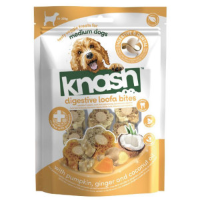 Knash Digestive Loofa Bites met pompoen, gember en kokosolie hondensnack M   100 g