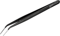 Knipex 92 34 37 Precisiepincet Spits, gebogen 45° 155 mm