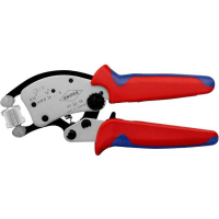 KNIPEX Twistor 16 Zelfinstellende krimptang voor adereindhulzen met draaibare krimpkop