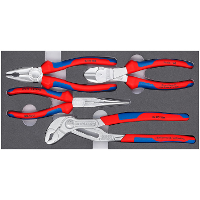 KNIPEX Zangen Set Basic Chrom 00 20 01 V17 tangenset