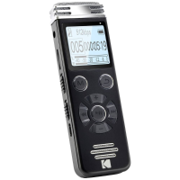 Kodak VRC450 Digitaal dicteerapparaat Opnameduur (max.) 581 H Zwart, Zilver
