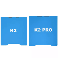 Koele plaat voor Creality K2 Pro 3D printer verwarmingsbed dubbele zijde veerkrachtig stalen plaat bouwplaat voor Creali