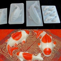 Koi Fish 3d Mold Cake Chocolate Mould Jelly Sugar Craft Mold