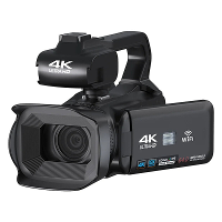 KOMERY RX200 4K 64MP WiFi 18X digitale zoom Handheld Digitale Camcorders Camera 4,0 inch Touch Screen Camera's met 2,4G