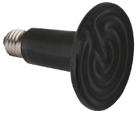 Komodo Keramiek Heat Emitter Zwart 150 Watt