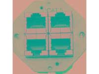 KOMOS KDD 500 Netwerkdoos Inbouw Inzet CAT 5
