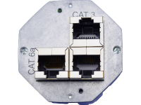KOMOS KDD 500 Netwerkdoos Inbouw Inzet CAT 6A, CAT 3