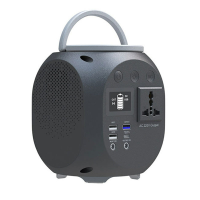 Konfulon CN 01 150W 45000mAh draagbaar powerbankstation met zaklamp Krachtstation met 150W AC stopcontacten / 60W USB C