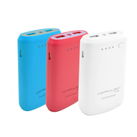 Konfulon Y1301 7800mah Colorful Dual Usb Ports Power Bank For Samsung Xiaomi
