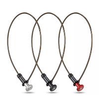 KONG Fietslot Verborgen Stalen Kabelslot 59cm Draagbaar Helmslot Sleutelslot Diefstalbeveiliging Fiets Mountainbike Wegf
