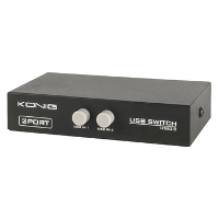 Konig Cmp Switch41 Usb Schakelaar Met 2 Poorten
