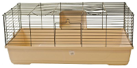 Konijnenkooi Baldo 120 Zwart/beige 120 Cm