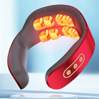 KONKA 810 Multifunctioneel 8 hoofden nekmassager AIR Intelligente controle schouder nekmassager 16 versnellingen Vier st