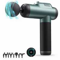 KONKA A1 8D Massagepistolen Diepe Weefsel Percussie Spier Massager 6 Versnellingen Verstelbaar Type C Oplaadbaar Power D