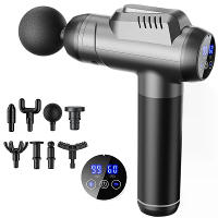 Konka A2 Massagepistool 8 Messagekoppen 99 Aanpasbare versnellingen Fascia Gun Geborstelde motor 1500mAh batterij
