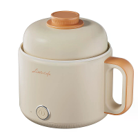 Littlelofa 1.6L Elektrische Koker Huishoudelijke Mini Hotpot 500W Kookpan Voor 1 2 Personen Thuis Keuken Studentenhuis
