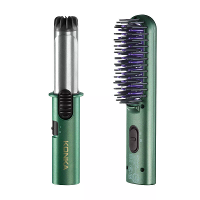 KONKA Mini Draagbare Haard styling Kit Krultang Steiltkam Hete Luchtkam Kapselset Grote Kruller Draagbaar Reis Dubbelgeb