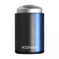 KONKA Mini Electric Shaver Wet/Dry Use Portable Floating Head Shaver Outdoor Full Body IPX7 Waterproof Men's Shaver