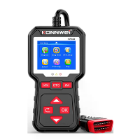 Konnwei KW320 2.4 Inch TFT Kleurenscherm Auto Codelezer Kaartlezer Diagnoseherstelgereedschap Autoparts ELM327