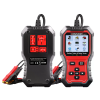 KONNWEI KW371 2 in 1 auto batterijtester relais tester 4/5 pennen 6V 12V 24V foutgegevens afdrukken Start test oplaad sc