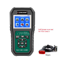 KONNWEI KW470 3 in 1 Professionele Auto Diagnose Scanner + OBD2 Autoscan en Batterij Tester voor Ford