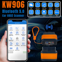 Konnwei KW906 OBD2 ELM327 V1.5 Pic18F25K80 OBD 2 Bluetooth 5.0 Scanners Auto diagnostisch gereedschap Codelezer voor And