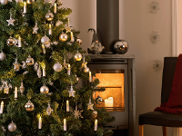 Konstsmide 1004 020 Kerstboomverlichting Binnen Energielabel: A (A+++   D) werkt op het lichtnet 25 LED Warm wit Verlichte lengte: 19.2 M