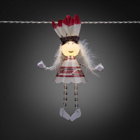 Konstsmide 1449 102 Party Lichtketting Binnen Werkt Op Het Lichtnet Led Warm Wit Verlichte Lengte: 1.35 M
