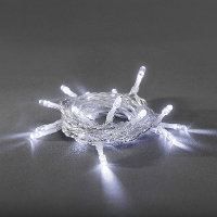 Konstsmide 1469 203 Lichtketting Met Batterijen Binnen Werkt Op Batterijen Led Koud Wit Verlichte Lengte: 4.35 M