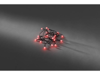 Konstsmide 1492 557 Lichtketting Met Batterijen Binnen Werkt Op Batterijen Led Rood Verlichte Lengte: 3.92 M