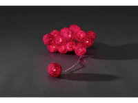 Konstsmide 3135 553 Motief Lichtketting Bollen Binnen Werkt Op Het Lichtnet Led Rood Verlichte Lengte: 3 M