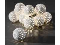 Motief Lichtketting Bollen Binnen Werkt Op Batterijen 10 Led Warm Wit Verlichte Lengte: 0.9 M Konstsmide 3157 103