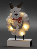 Konstsmide 3266 210 LED silhouet Eland Warmwit LED Wit Timer