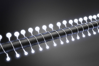 Konstsmide 3680 203 Motief lichtketting Energielabel: LED 80 LED Koud wit Verlichte lengte: 6.32 M