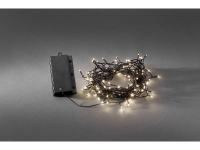 Konstsmide 3731 100 Micro lichtketting Buiten werkt op batterijen Aantal lampen 480 LED Warmwit Verlichte lengte: 48 m