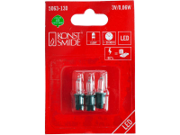 Konstsmide 5063 130 Reserve lampjes voor lichtketting 1 stuks 3 V Warm wit