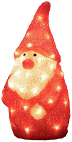 Konstsmide 6243 103 Acryl figuur Energielabel: G (A   G) Kerstman Warmwit LED Rood, Wit