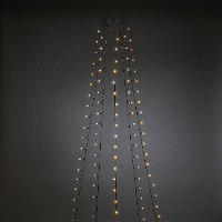 Konstsmide 6486 870 LED boommantel Binnen Energielabel: G (A   G) werkt op stekkernetvoeding Aantal lampen 150 LED Barnsteen Verlichte lengte: 1.8 M