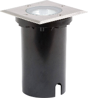Konstsmide 7608 000 Vloerinbouwlamp, Buitenlamp (inbouw) GU10 7 W RVS