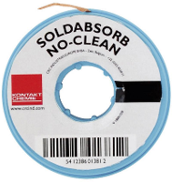 Kontakt Chemie CRC Kontaktchemie Desoldeerdraad Lengte 1.5 M Breedte 2.5 Mm In vloeimiddel gedrenkt